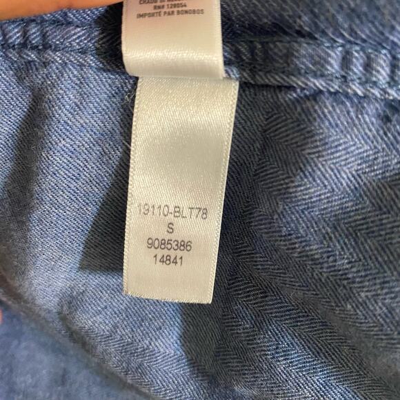 Bonobos Men’s Blue Plaid Slim Fit Long Sleeve Button Up Dress Shirt Size Small - Picture 5 of 9